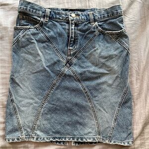 American Eagle Outfitters Blue Denim Skirt Y2K
